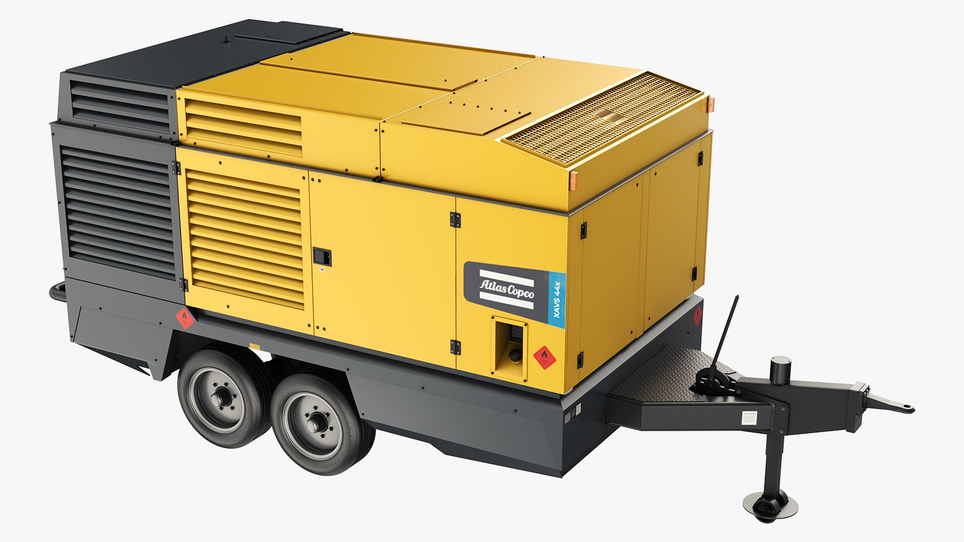 Atlas Copco Large Portable Diesel Air Compressor - DrillAir Y35 - X28 ...