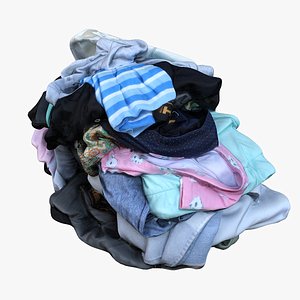 pile clothes 3D model