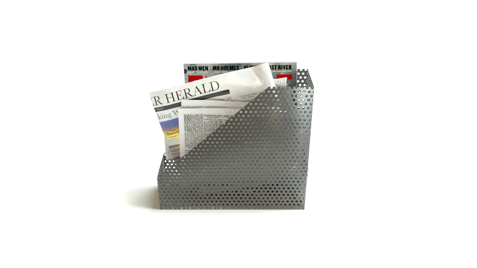3D Stand With Magazines And Newspaper 2 - Easy Drag And Drop Textures ...