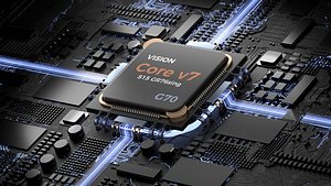 Technology chip core model science fiction scene 3D model