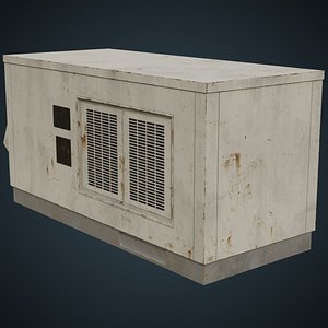 Rooftop AC Unit 4B 3D model