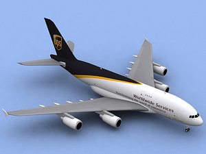airbus a380-800 f ups 3ds