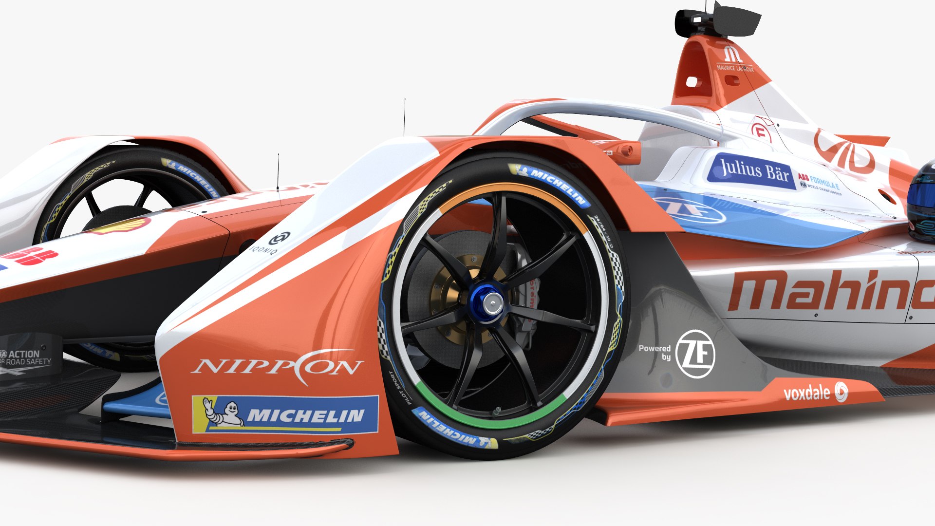 Mahindra Formula E ミニカー S6787 スパーク 1/43 マヒンドラレーシング 2024-25 フォーミュラE