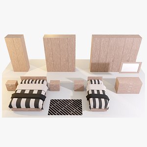 Bedroom Furniture Set 3D model