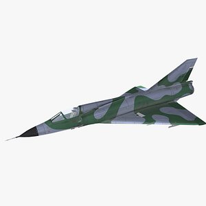 Dassault Mirage III Low-poly