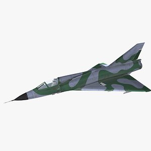 Dassault Mirage III Low-poly