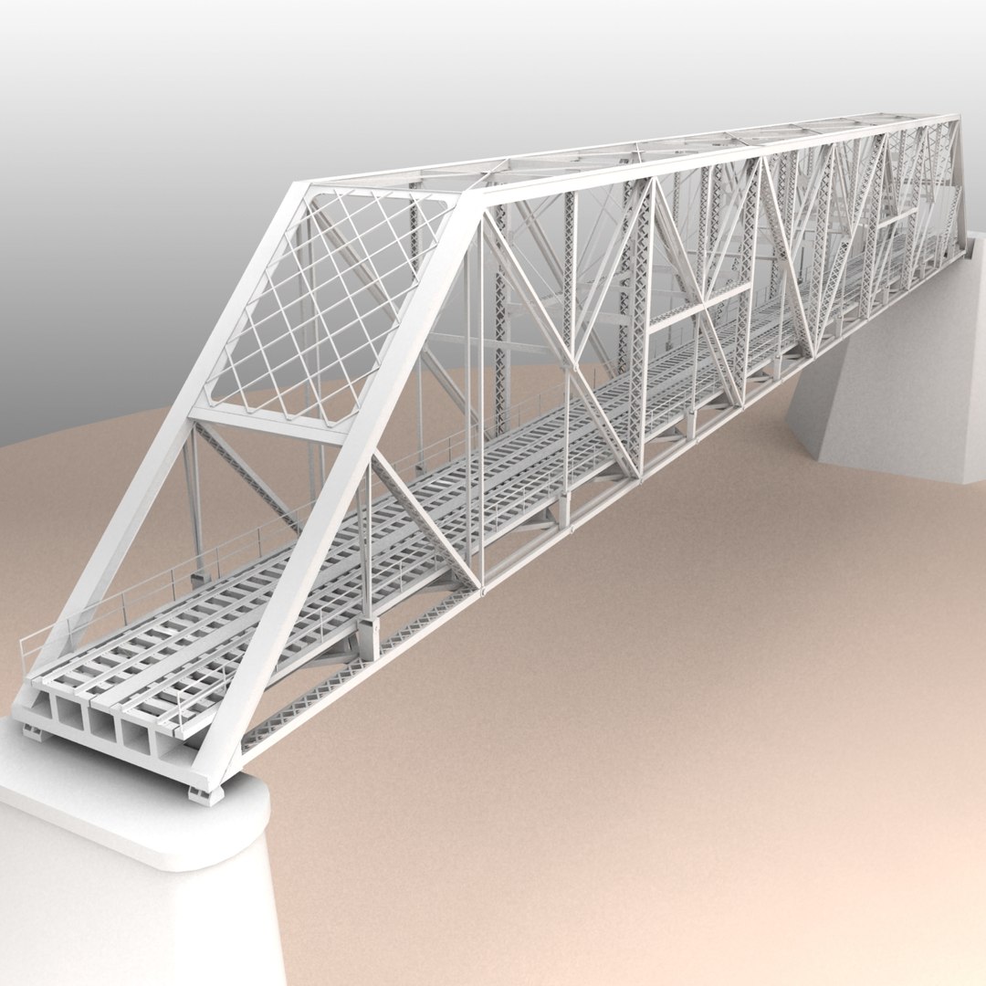 3d Model Rail Bridge