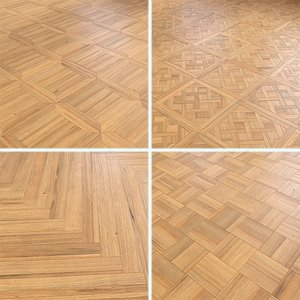 Parquet - Laminate - Wooden floor 4 in 1 model