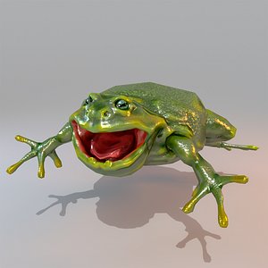 3D toad model