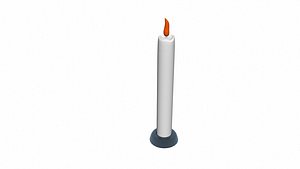 Cylinder Candle 3D