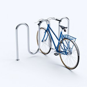 Bicycle Parking Wave Rack