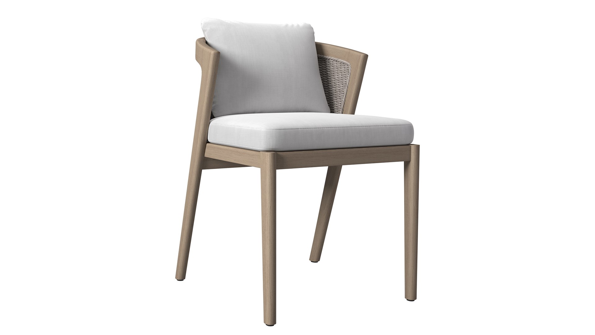 Malta Teak Dining Side Chair 3D Model TurboSquid 2129913