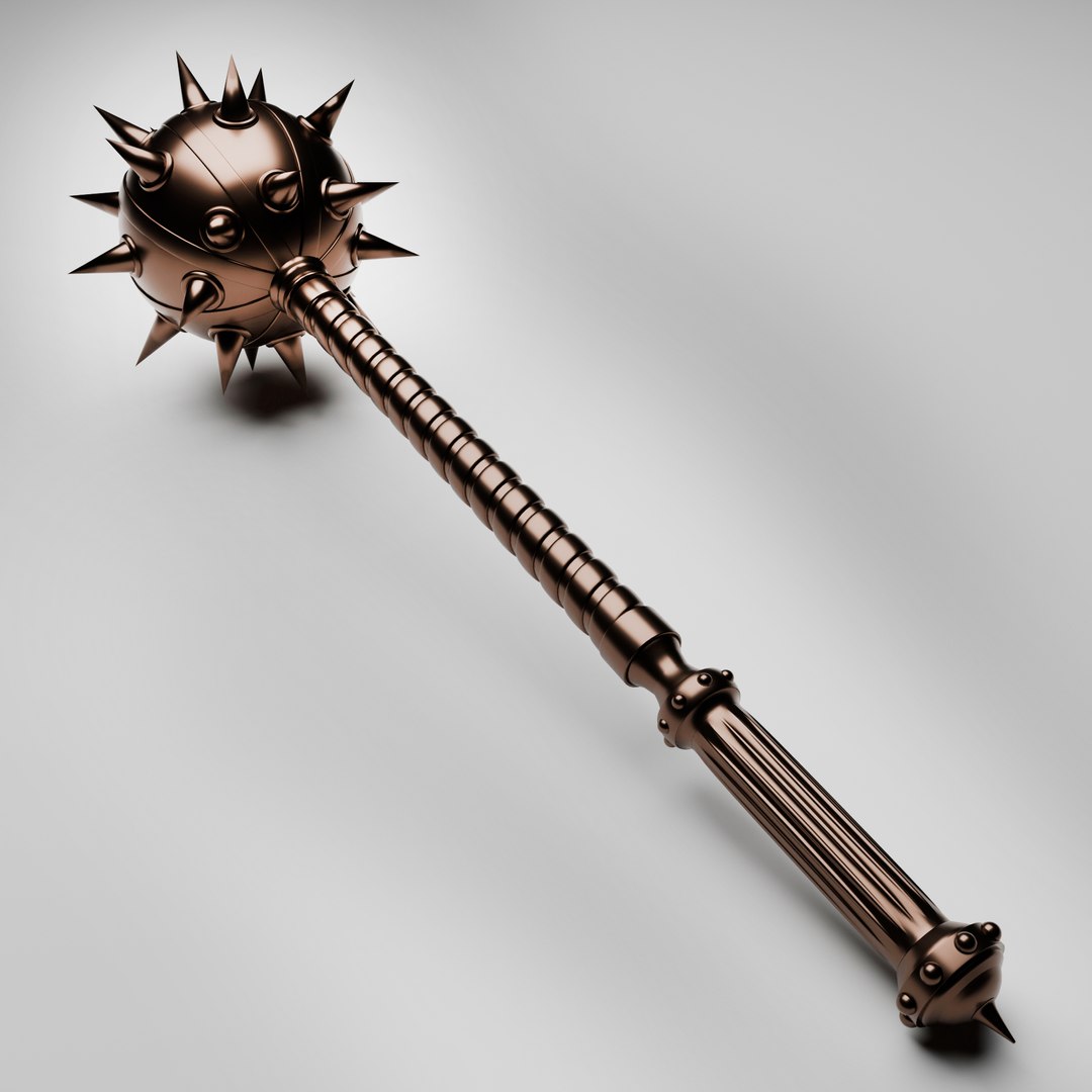 Battle mace high-poly model for 3D printing and CNC machines 3D model https://p.turbosquid.com/ts-thumb/R4/W9XGvp/V5/10/jpg/1727803852/1920x1080/fit_q87/3b2a6dde86c3a1079d2fbd595eb3b0935913bd72/10.jpg