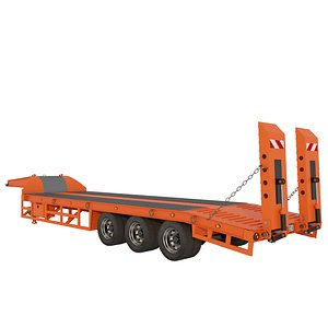 Low bed trailer