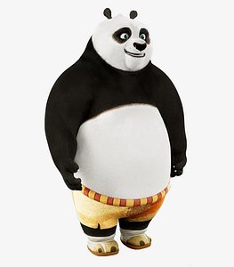 Urso panda dos desenhos animados Modelo 3D - TurboSquid 1485245