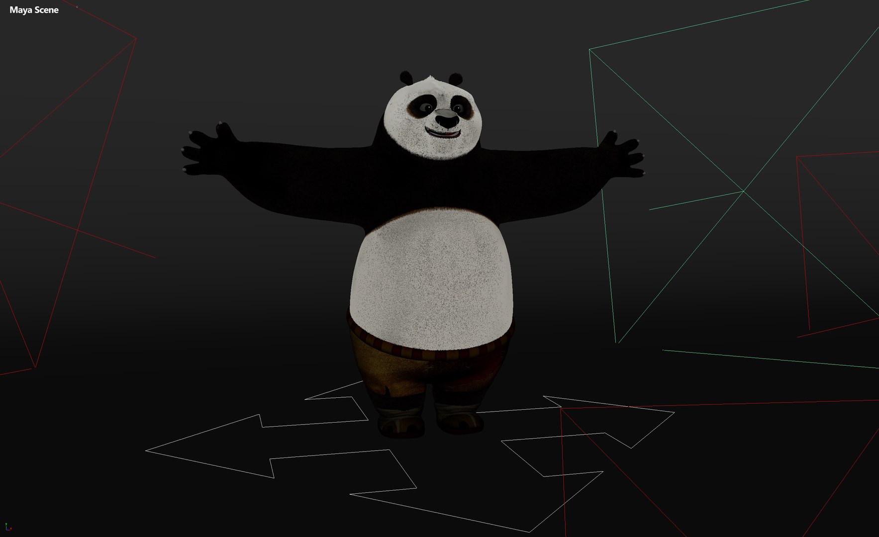 Kungfu Panda 3D model https://p.turbosquid.com/ts-thumb/R4/a01zxF/Uu/scenemaya/jpg/1676083865/1920x1080/fit_q87/35c64e4ba11075f8dae792c28462c556eb75b0d8/scenemaya.jpg