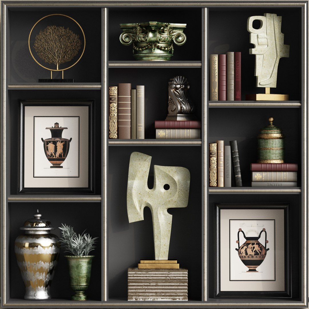 3D Decorative Set Model - TurboSquid 1463688