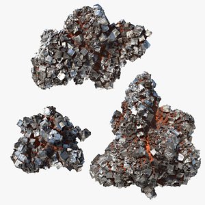3D model Crystal Ore Collection