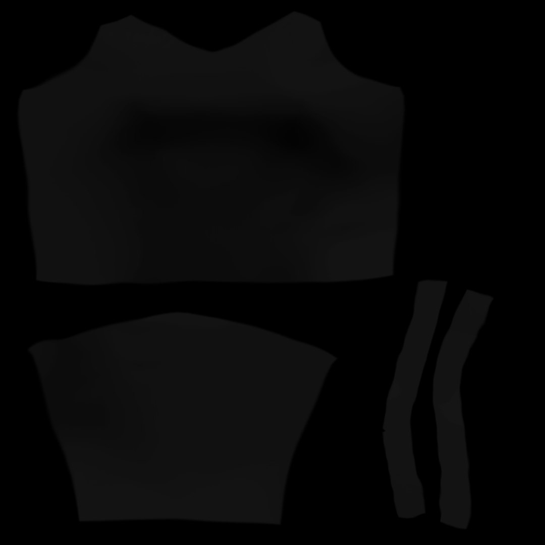 3D Strapped Halter Back Top - TurboSquid 1813988