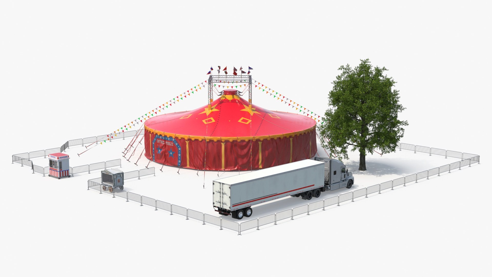 3D Circus Tent with Accessories model https://p.turbosquid.com/ts-thumb/R4/hGeEx1/9E/circustentwithaccessories3dsmodel011/jpg/1729979233/1920x1080/fit_q87/af3f9cdc4f7ffe995316f315fb45daa0f8a72536/circustentwithaccessories3dsmodel011.jpg