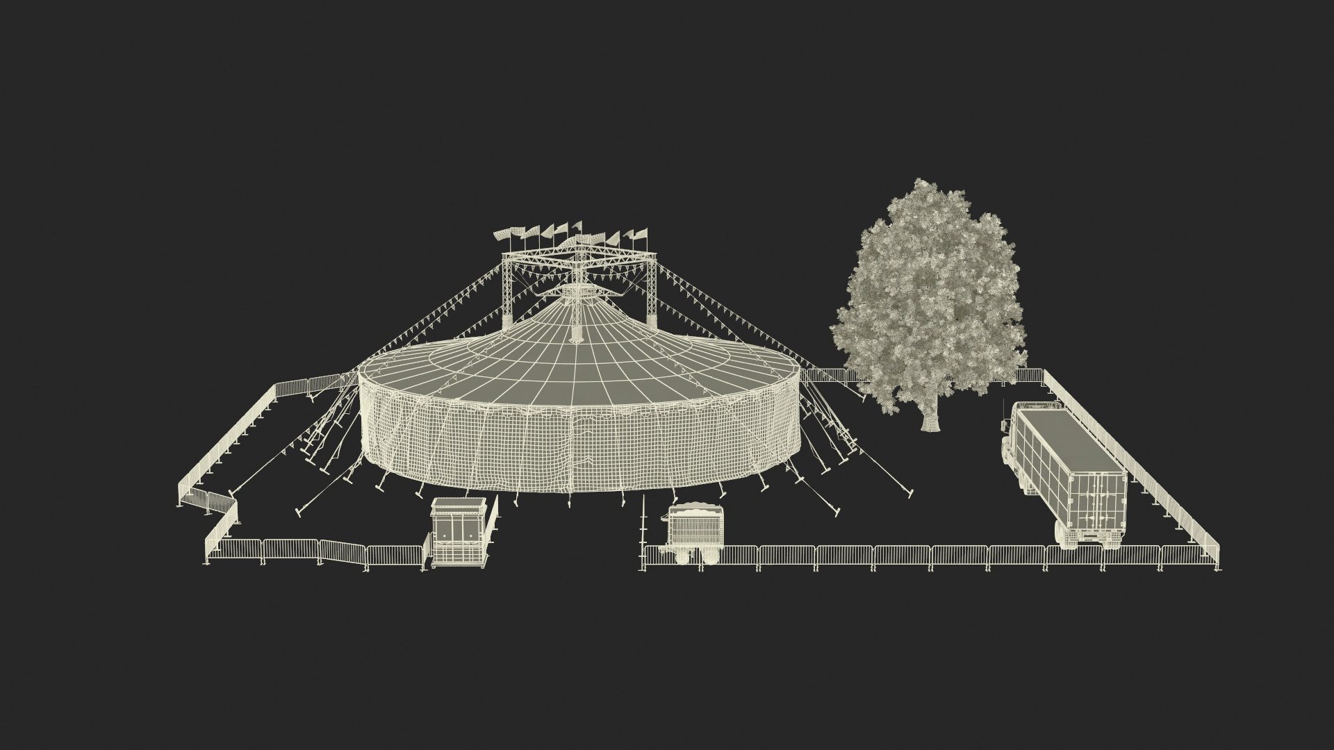 3D Circus Tent with Accessories model https://p.turbosquid.com/ts-thumb/R4/hGeEx1/Ba/circus_tent_with_accessories_361/jpg/1729978952/1920x1080/turn_fit_q99/2f06f3c0ef18d7b9b62ff2bcada4a1c972656f5f/circus_tent_with_accessories_361-1.jpg