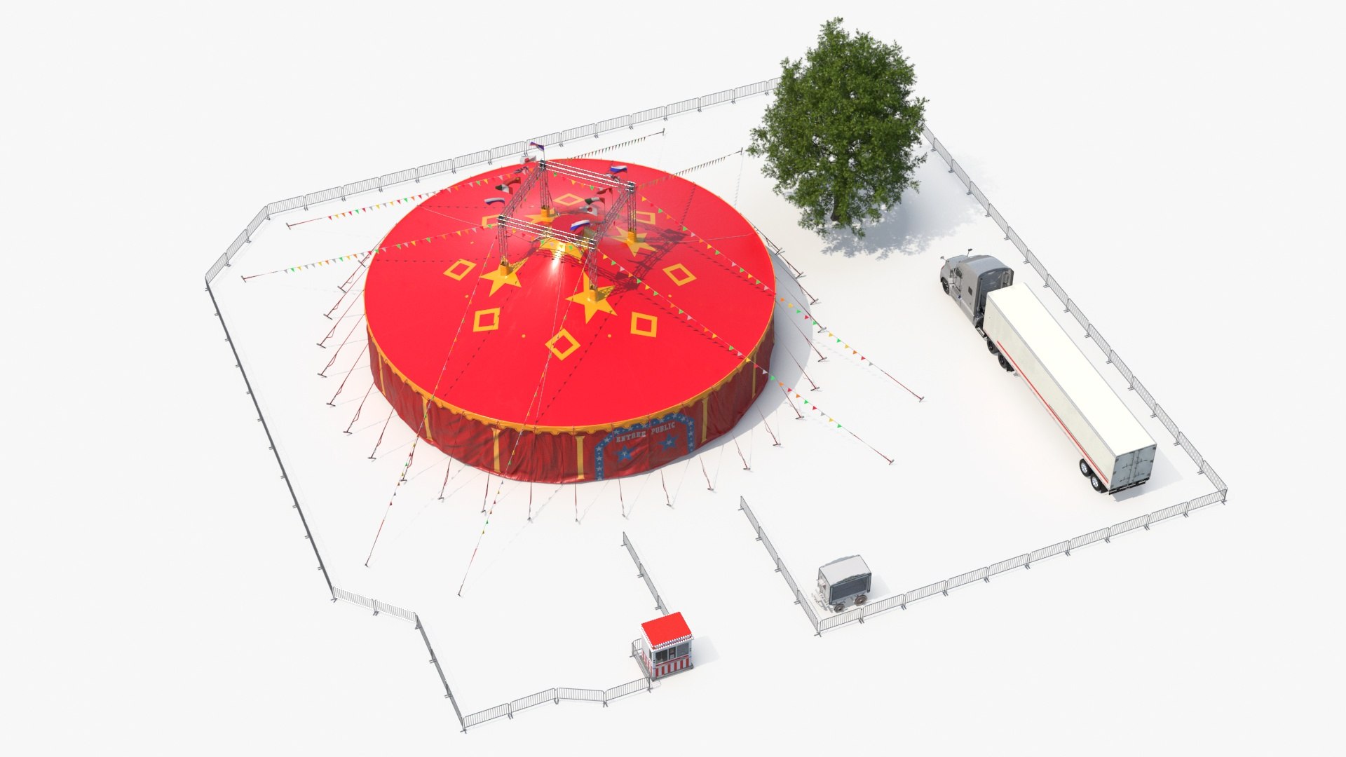 3D Circus Tent with Accessories model https://p.turbosquid.com/ts-thumb/R4/hGeEx1/JH/circustentwithaccessories3dsmodel021/jpg/1729979277/1920x1080/fit_q87/5130046a06192605ab50fb8f7656be0c3b524a02/circustentwithaccessories3dsmodel021.jpg