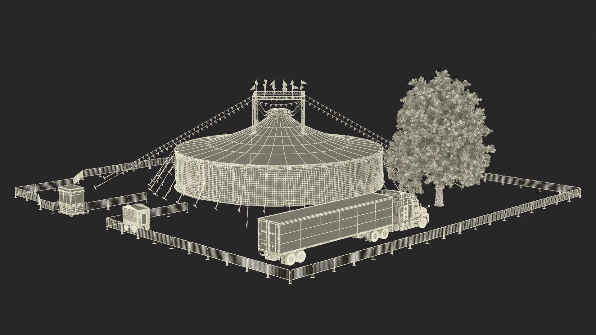 3D Circus Tent with Accessories model https://p.turbosquid.com/ts-thumb/R4/hGeEx1/K1/circustentwithaccessories3dsmodel039/jpg/1729979358/1920x1080/fit_q87/1ae6ac79aa8af8645fdeeac3dc0227ef4f71816a/circustentwithaccessories3dsmodel039.jpg