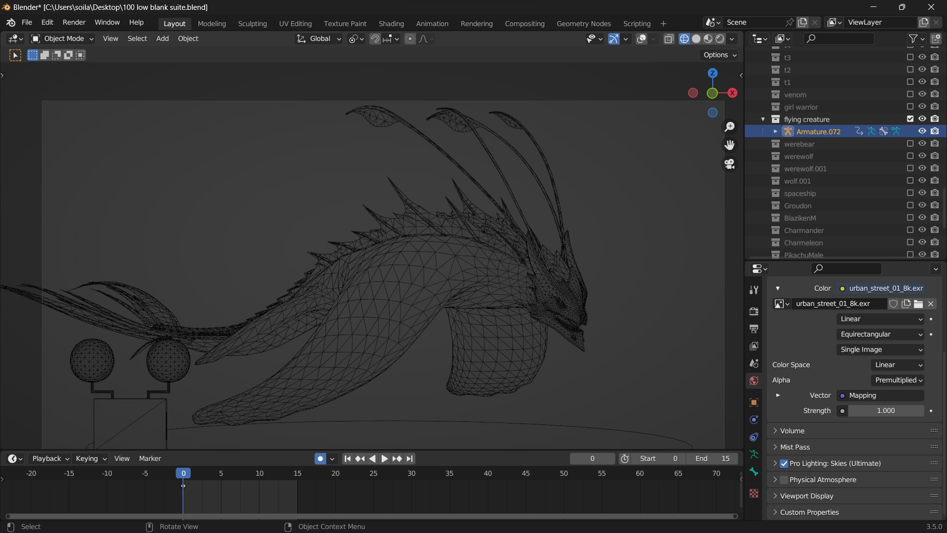 3D Flying sea creature - Rigged - TurboSquid 2085658