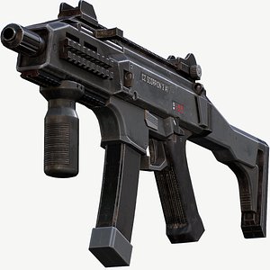 Cz Scorpion EVO 3A1 - Mobile Ready Low Poly