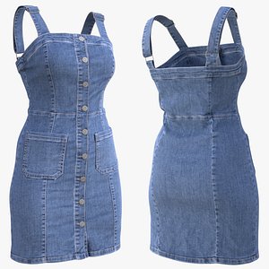 Man and Woman in Denim Dress 99