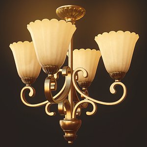 Chandelier - PBR Game Ready model