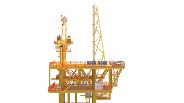 Offshore wellhead platform 3D model - TurboSquid 1224509