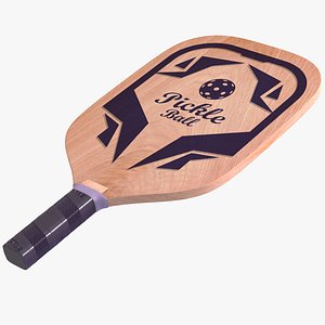3D pickleball paddle racket model
