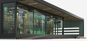 3D model Lounge restaurant