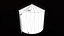 Low Poly Water Storage Tank PBR VR / AR / low-poly 3D model