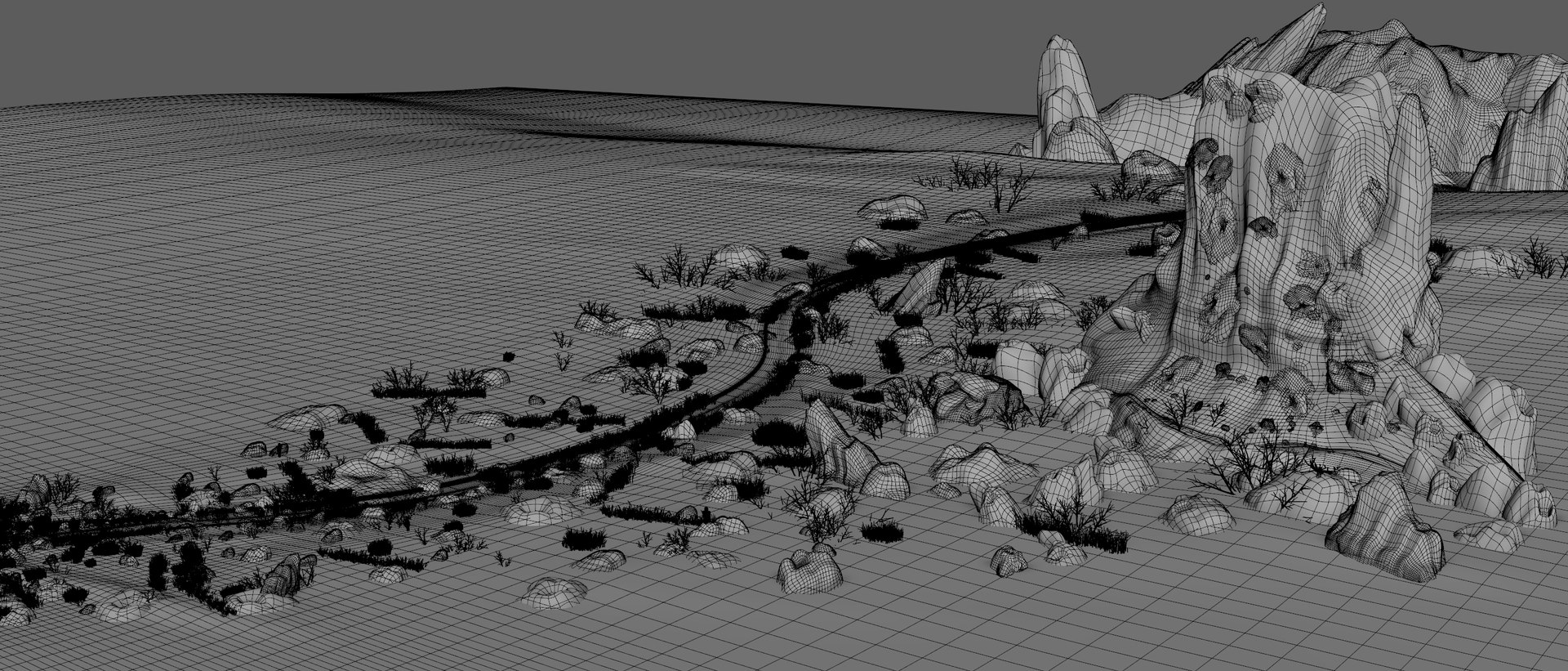 3D model Desert Road Las Vegas. - TurboSquid 1741585