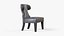 Sillón de piel gris