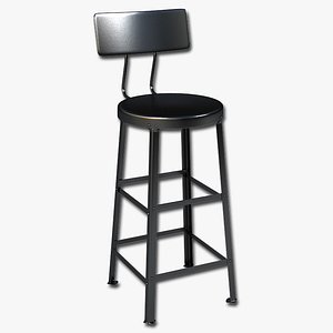 3d model bar stool