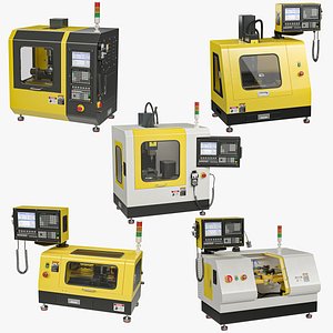 Tabletop Lathes Collection 3D model