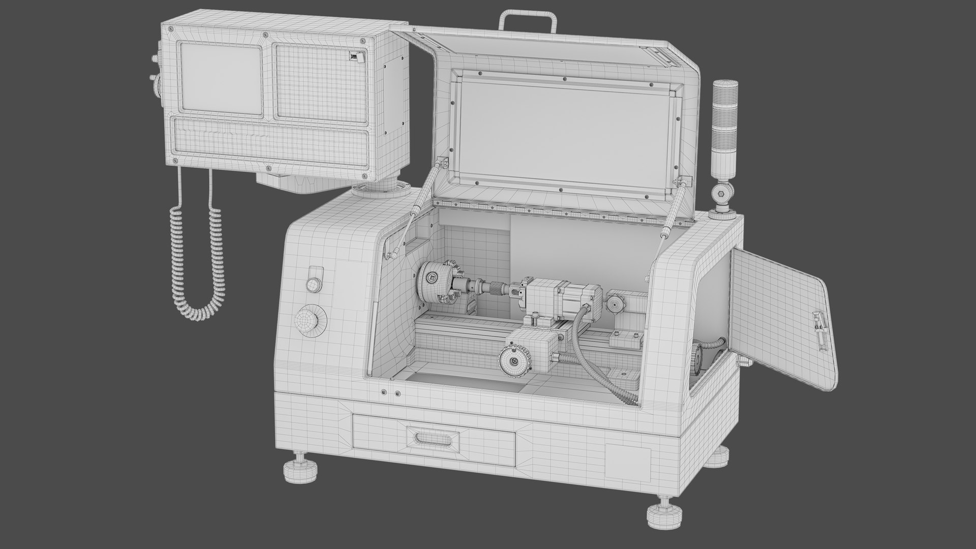 Tabletop Lathes Collection 3D model https://p.turbosquid.com/ts-thumb/R5/J1H9rw/oH/lathe2_wireframe__view01/jpg/1719241440/1920x1080/fit_q87/bb0a27caf3d457522fd4eaf600343cd52946bcca/lathe2_wireframe__view01.jpg