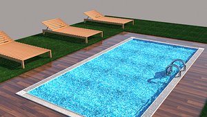 3D swimming pool