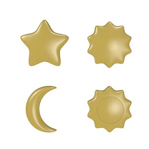 Stars - Sun - Moon