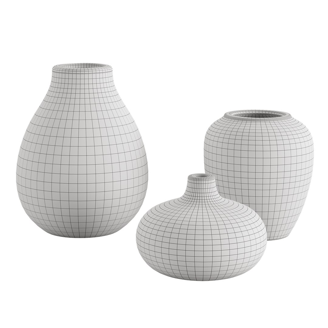 3D Artisanal Rustic Ceramics Vase Model - TurboSquid 2371916