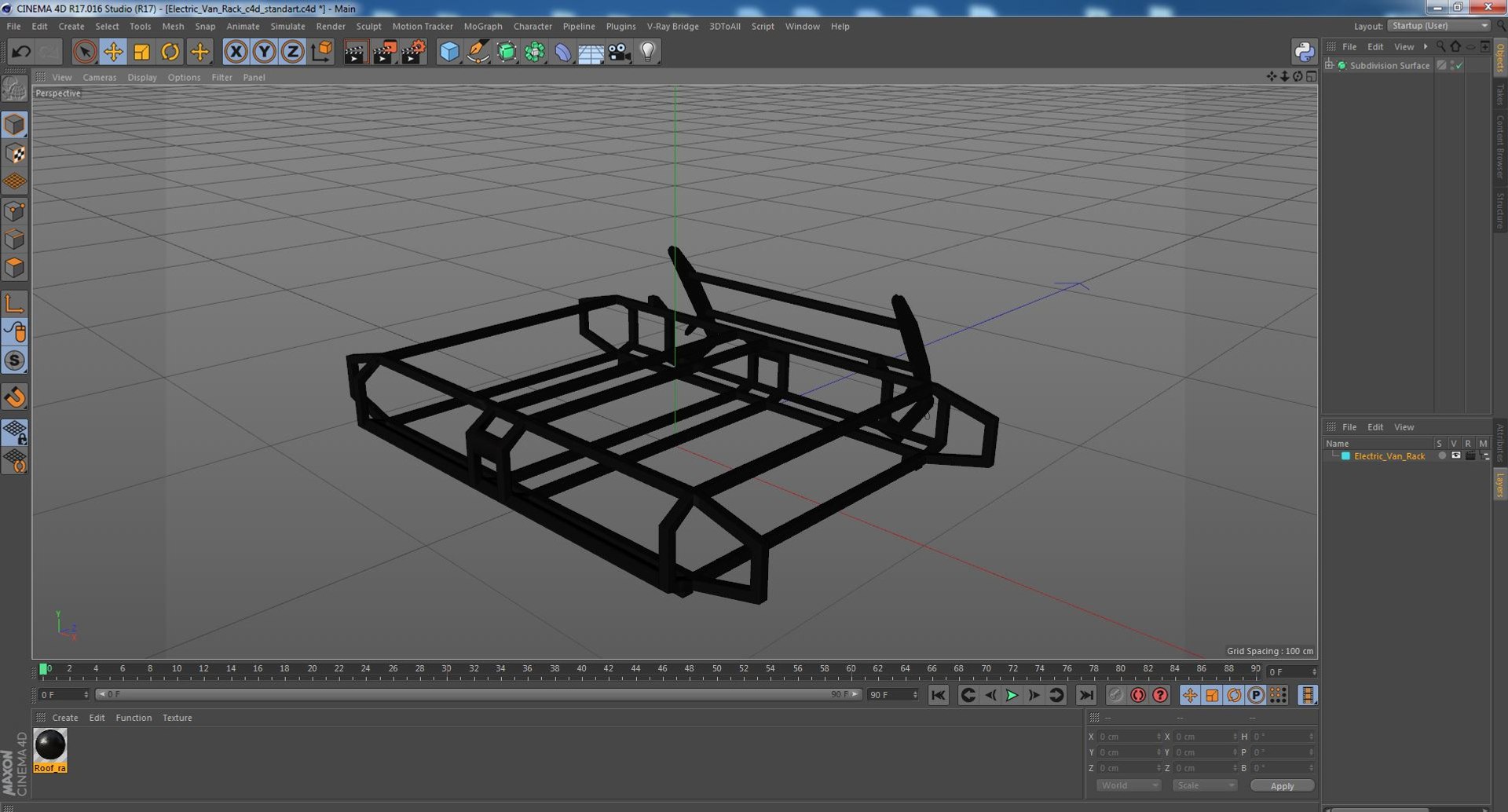 3D Model Electric Van Rack - TurboSquid 2135055