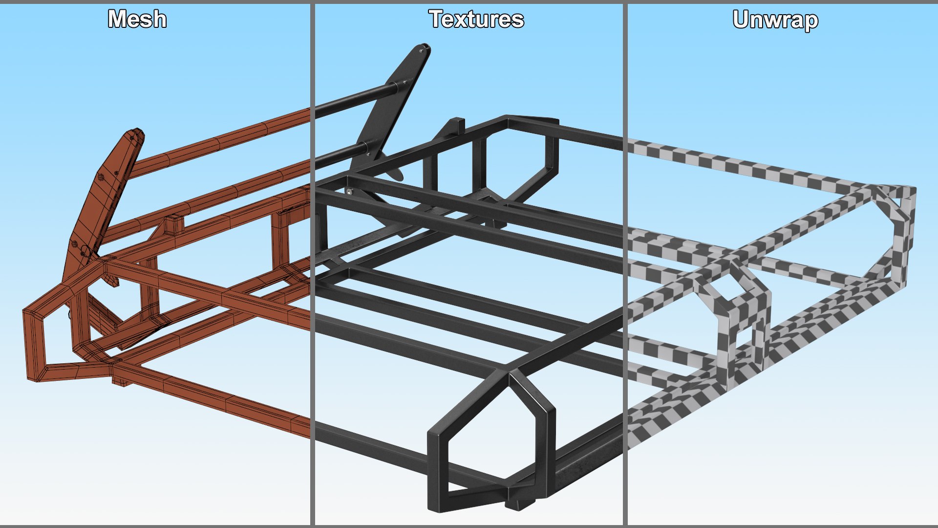 3D Model Electric Van Rack - TurboSquid 2135055