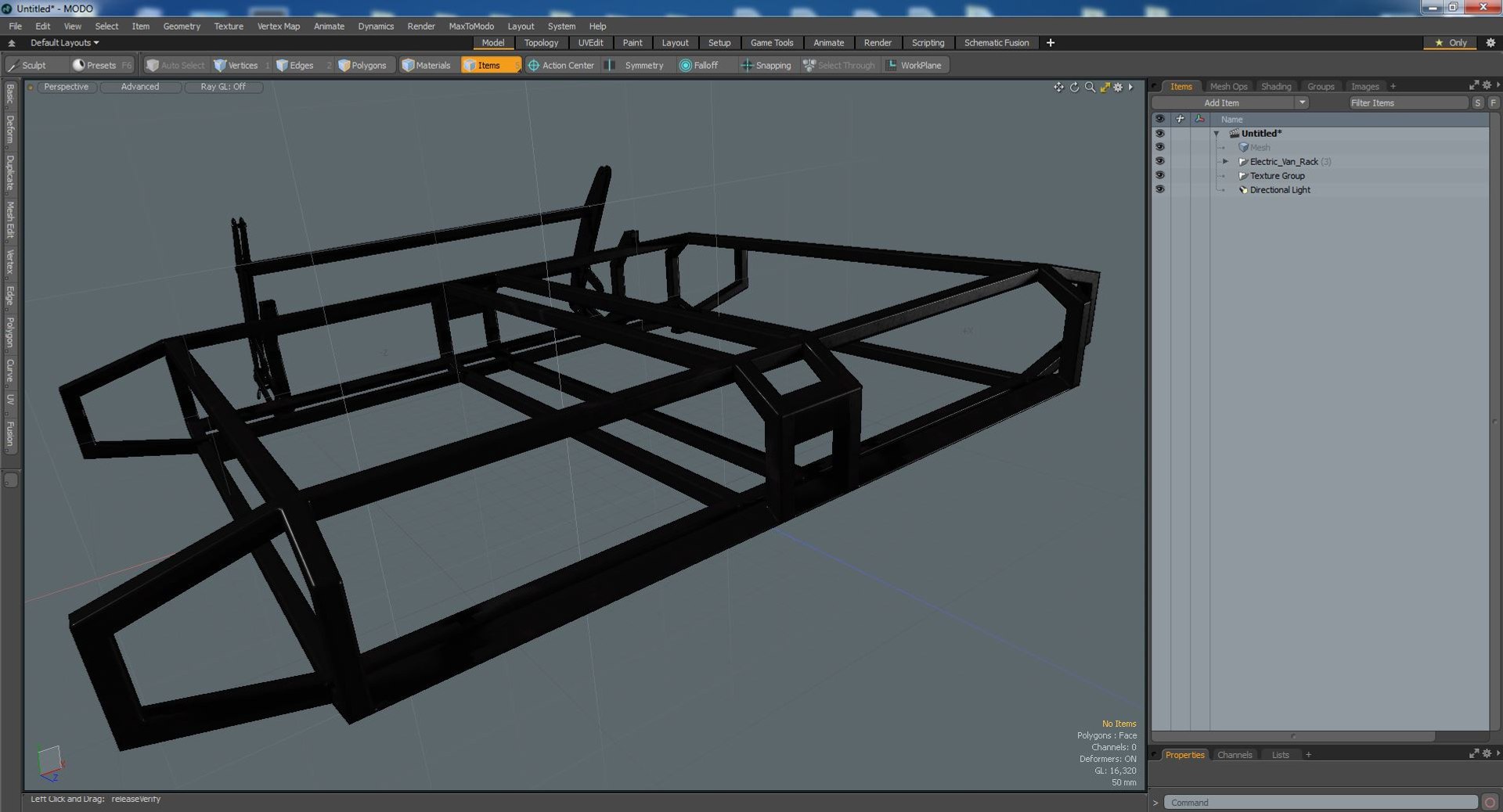 3D Model Electric Van Rack - TurboSquid 2135055