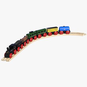 Toy Train 3D model