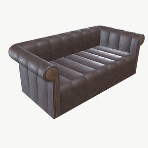 MODERN SOFA 3D MODEL LOWPOLY and PBR 3D