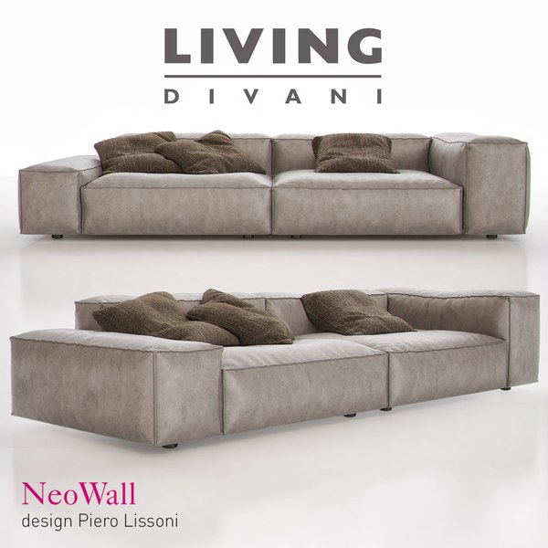 living divani - neowall 3d max