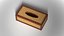 Wooden tissue box
